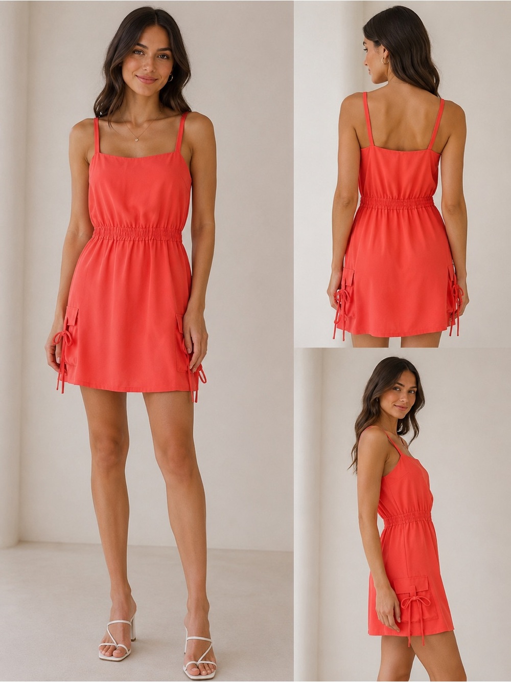 Amanda Uprichard Orange Mini Dress